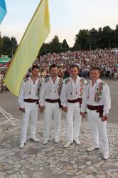 На гастролях